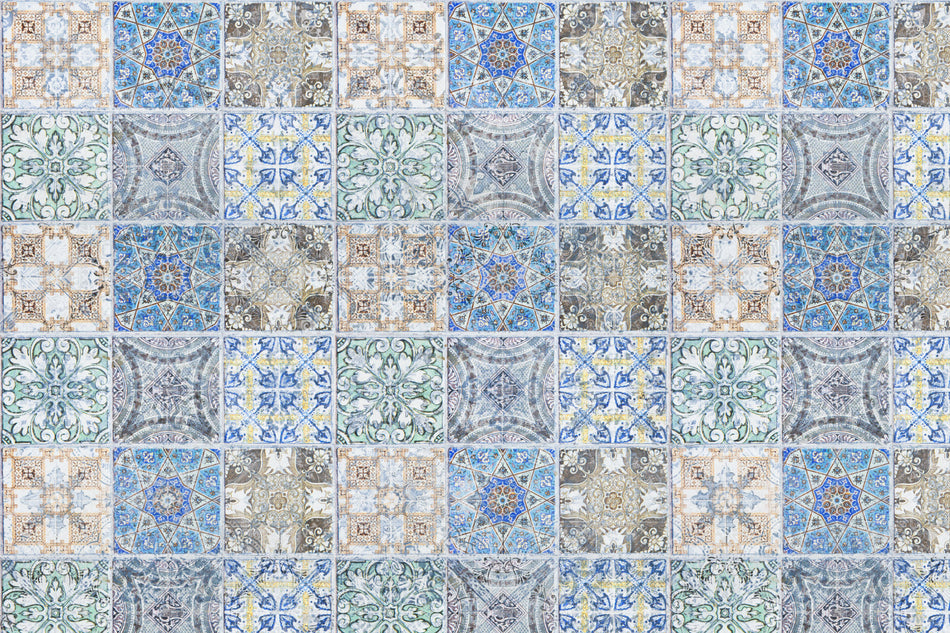 Toilettenrückwand Patchwork