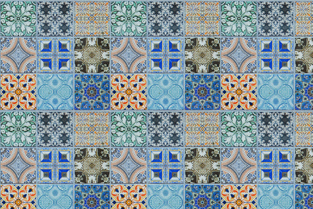 Toilettenrückwand Patchwork