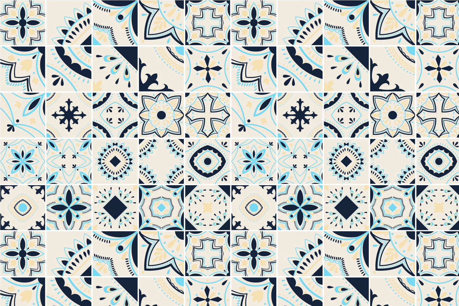 Toilettenrückwand Patchwork