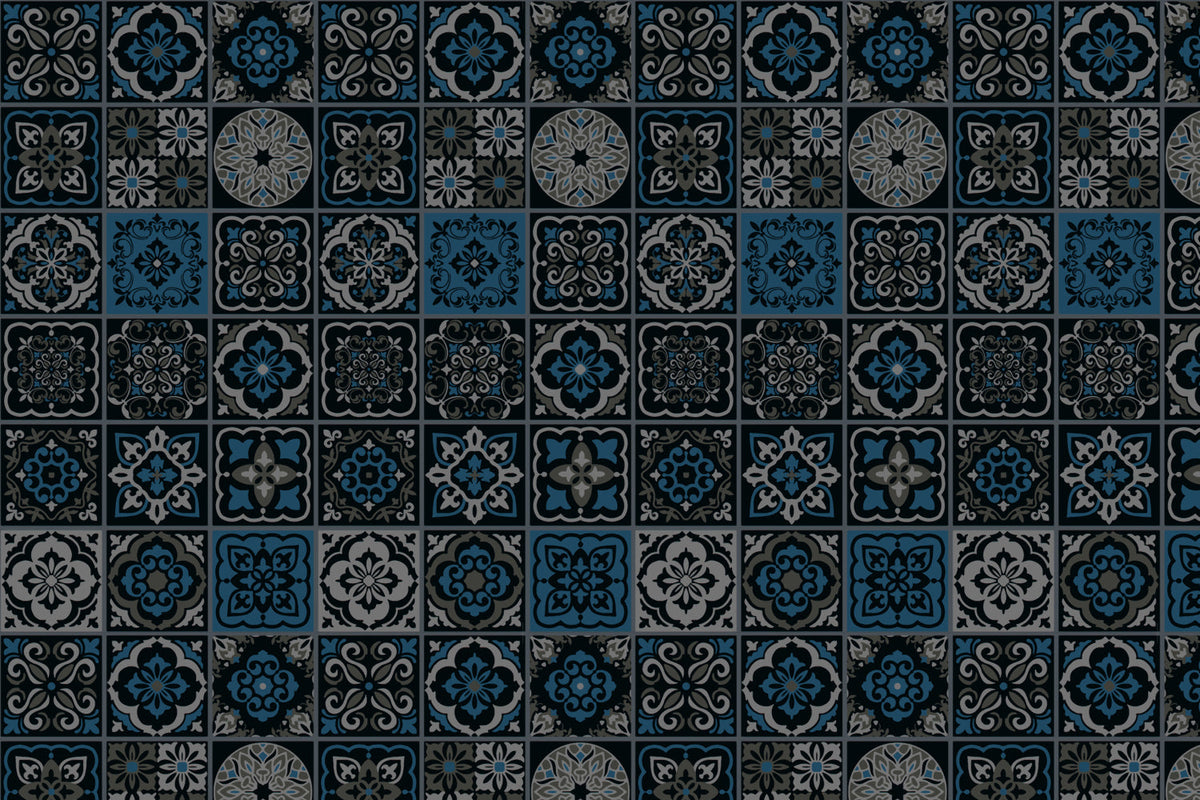Toilettenrückwand Patchwork