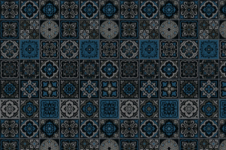 Toilettenrückwand Patchwork