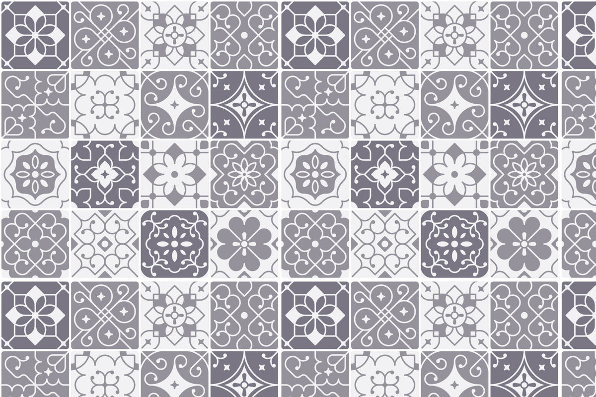 Toilettenrückwand Patchwork