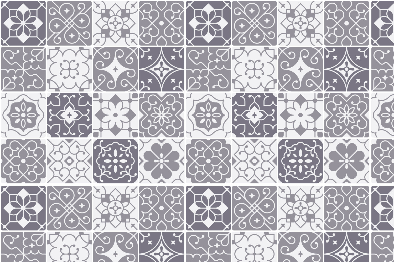 Toilettenrückwand Patchwork