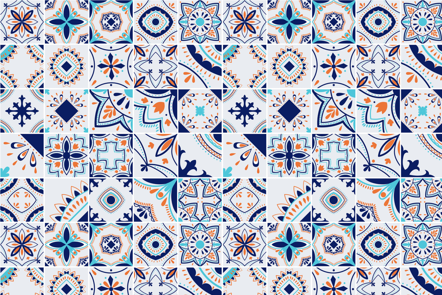 Toilettenrückwand Patchwork