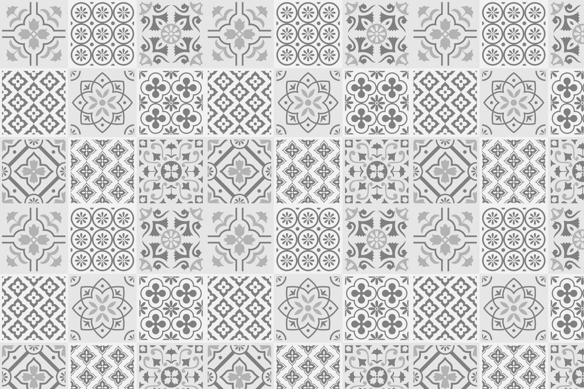 Toilettenrückwand Patchwork