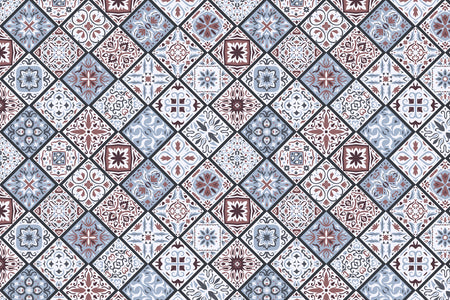 Toilettenrückwand Patchwork