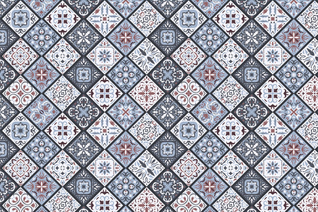 Toilettenrückwand Patchwork