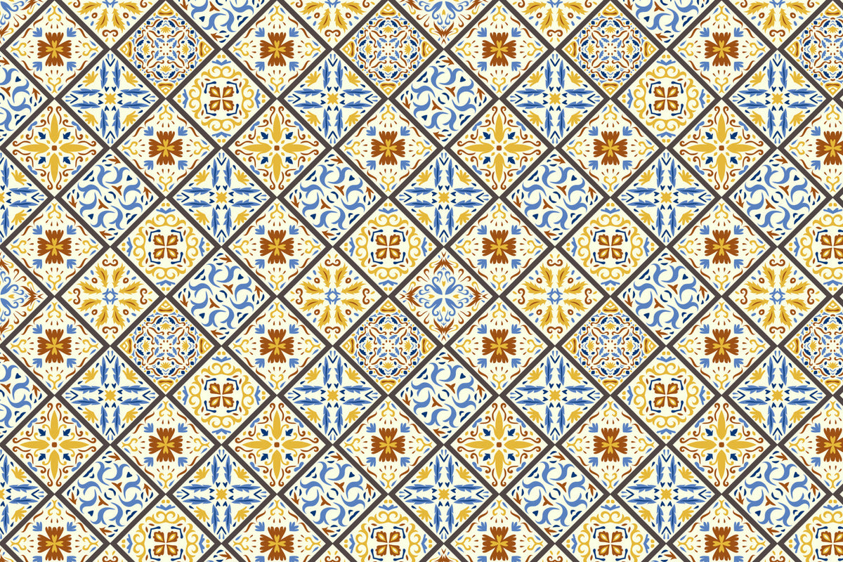 Toilettenrückwand Patchwork