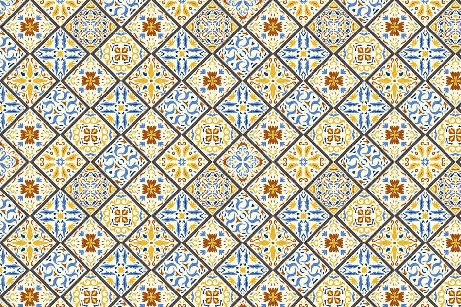 Toilettenrückwand Patchwork