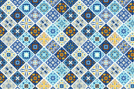 Toilettenrückwand Patchwork