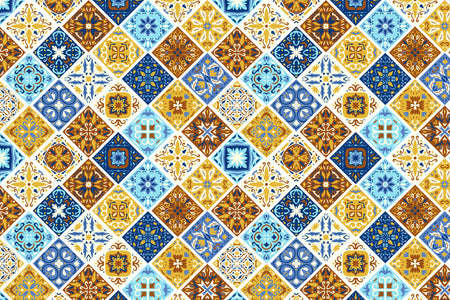 Toilettenrückwand Patchwork