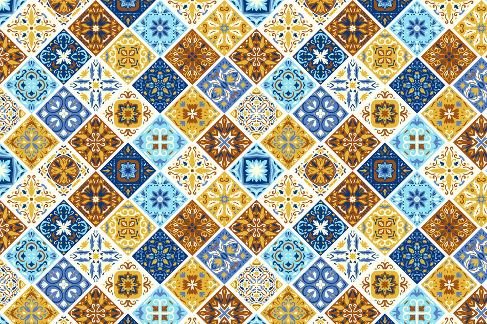 Toilettenrückwand Patchwork