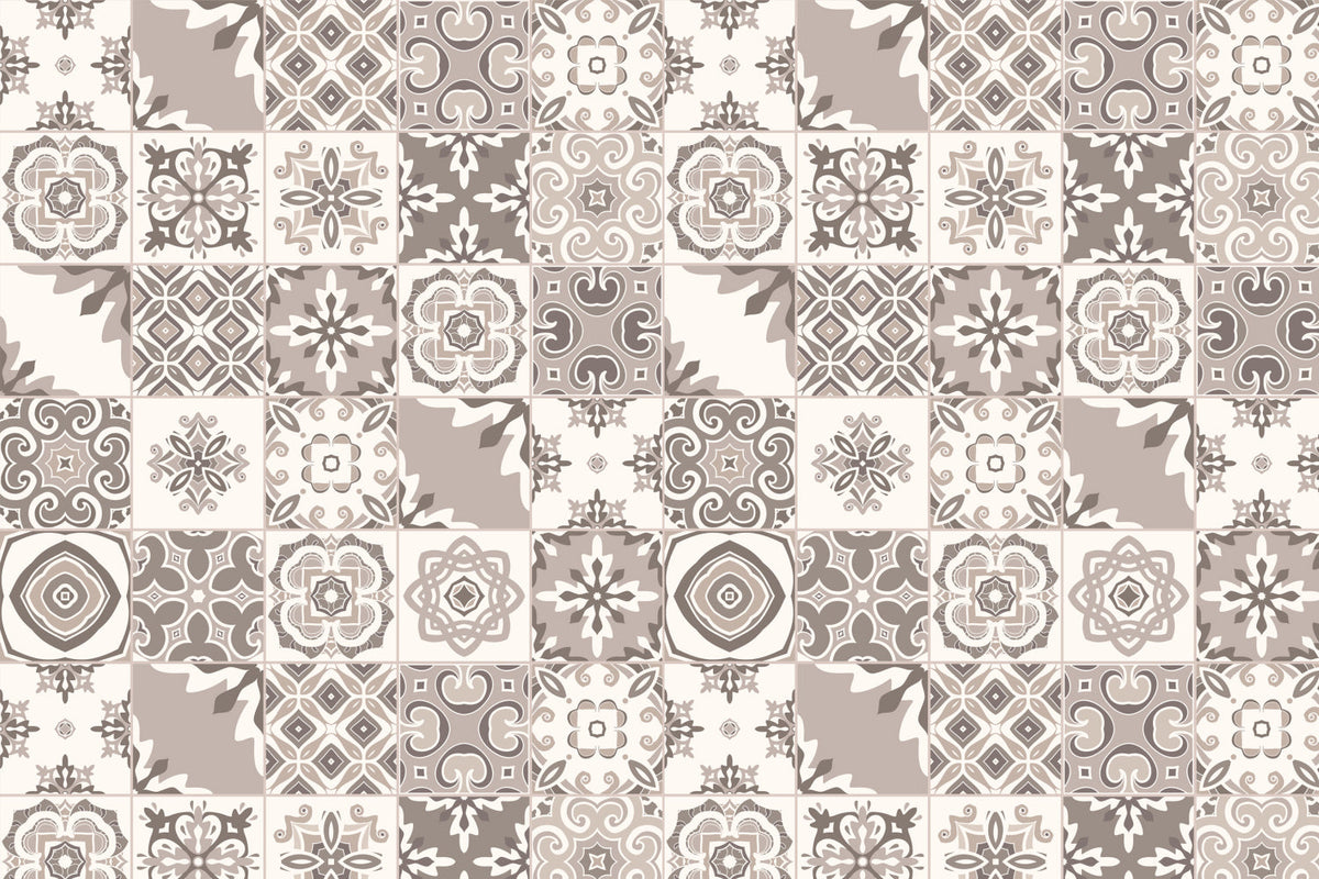 Toilettenrückwand Patchwork