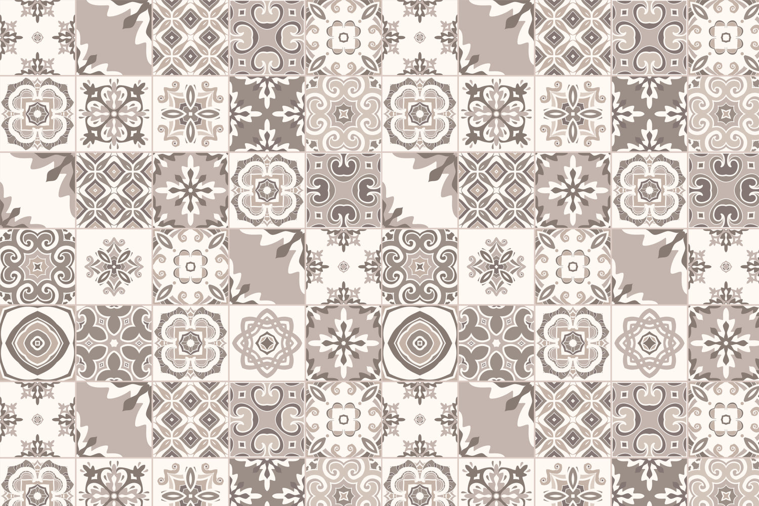 Toilettenrückwand Patchwork