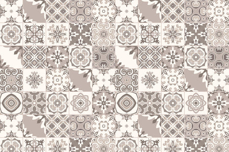 Toilettenrückwand Patchwork