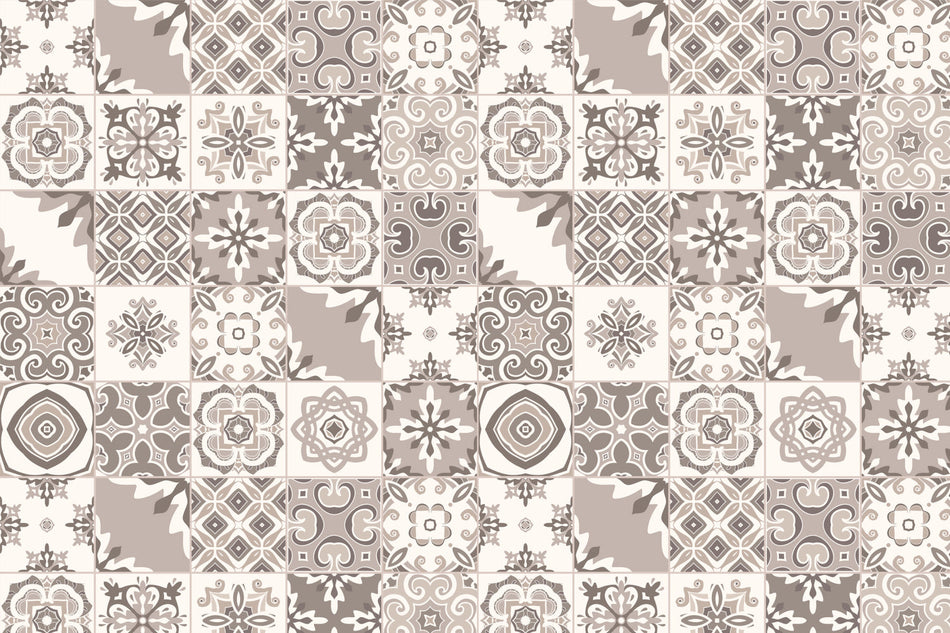 Toilettenrückwand Patchwork
