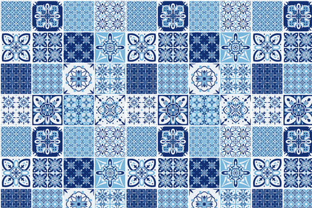 Toilettenrückwand Patchwork