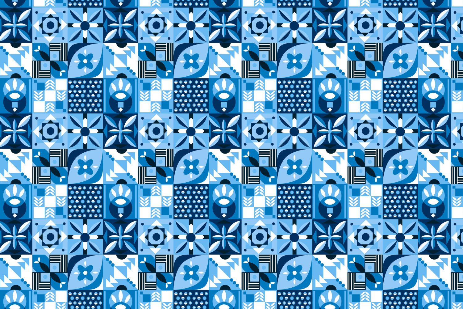 Toilettenrückwand Patchwork