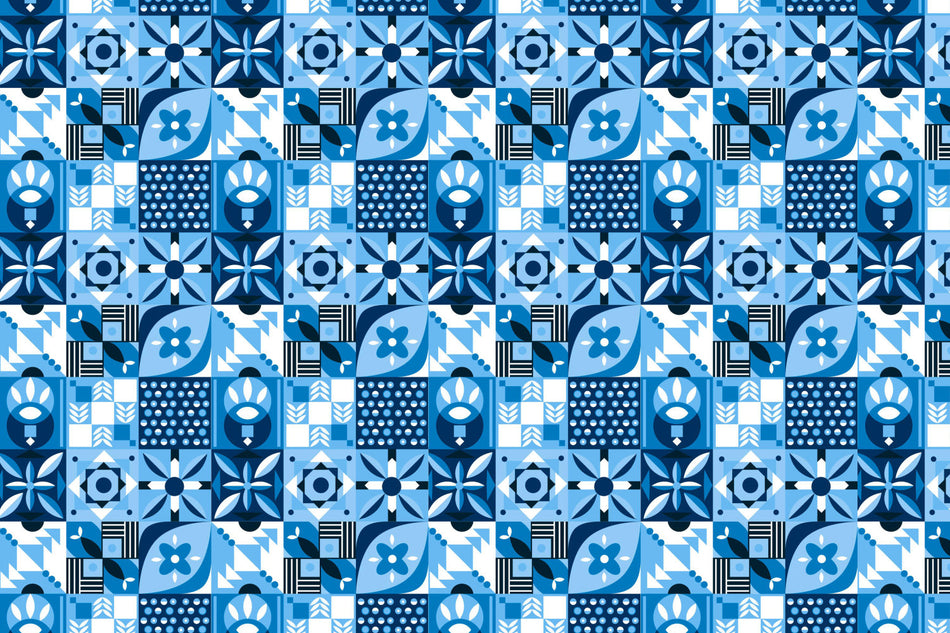 Toilettenrückwand Patchwork