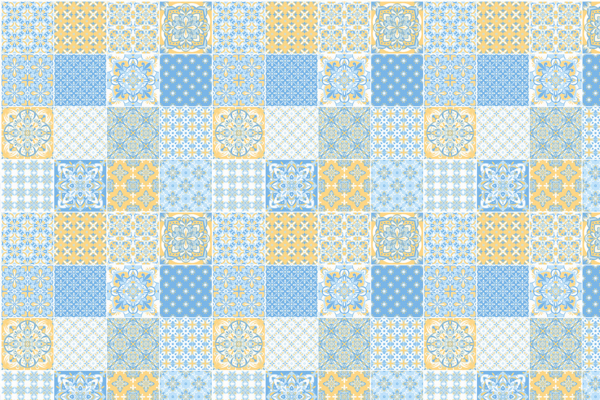 Toilettenrückwand Patchwork