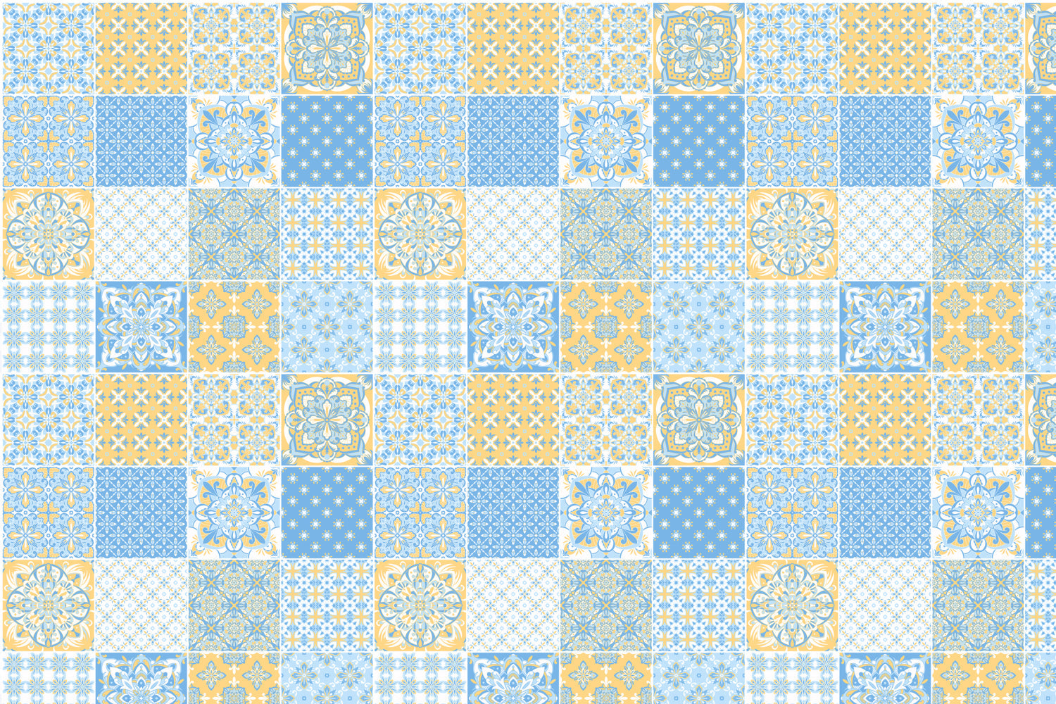 Toilettenrückwand Patchwork