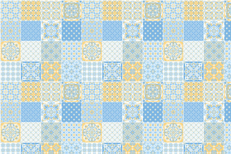 Toilettenrückwand Patchwork