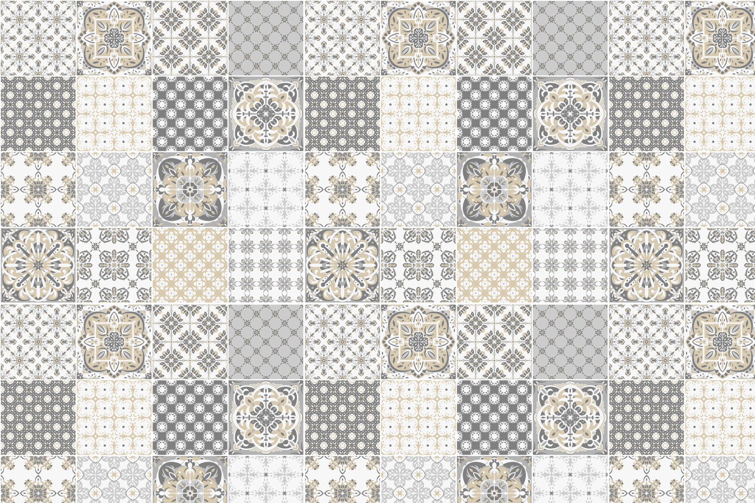 Toilettenrückwand Patchwork