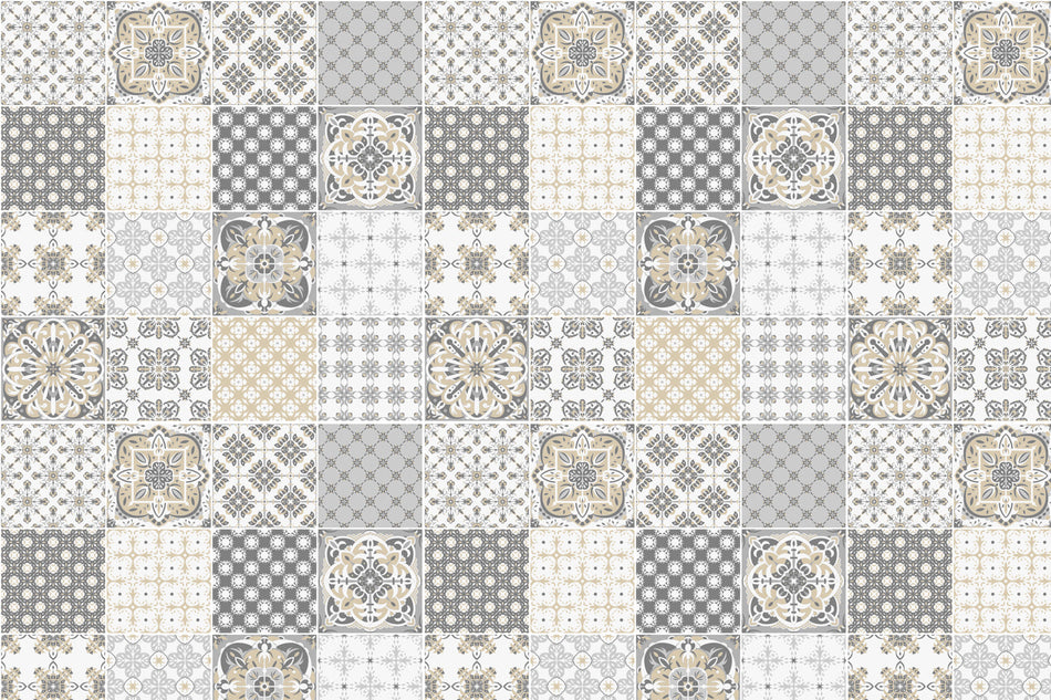 Toilettenrückwand Patchwork