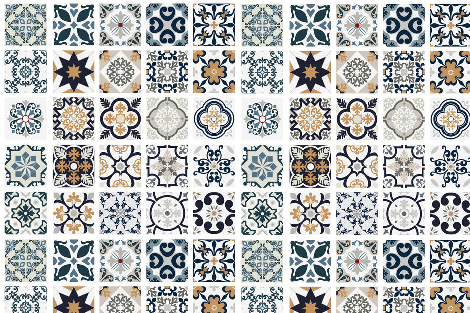 Toilettenrückwand Patchwork