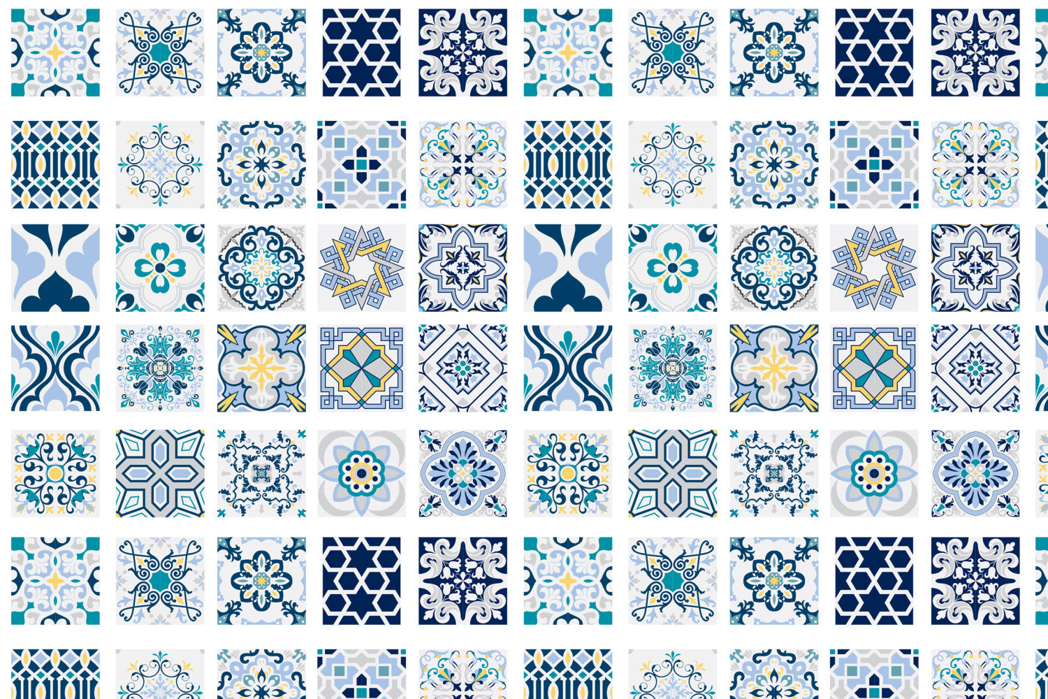 Toilettenrückwand Patchwork