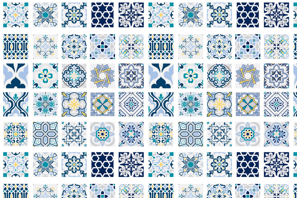 Toilettenrückwand Patchwork