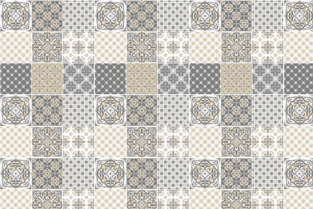 Toilettenrückwand Patchwork