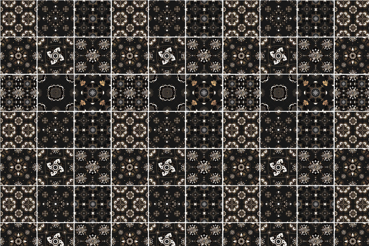 Toilettenrückwand Patchwork