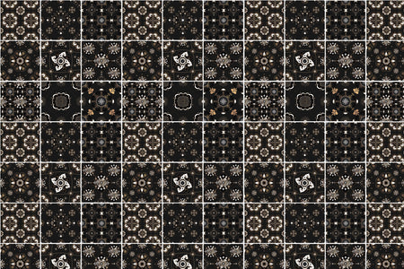 Toilettenrückwand Patchwork