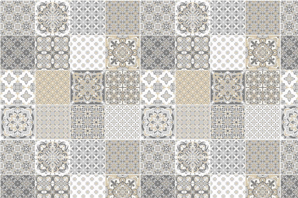 Toilettenrückwand Patchwork