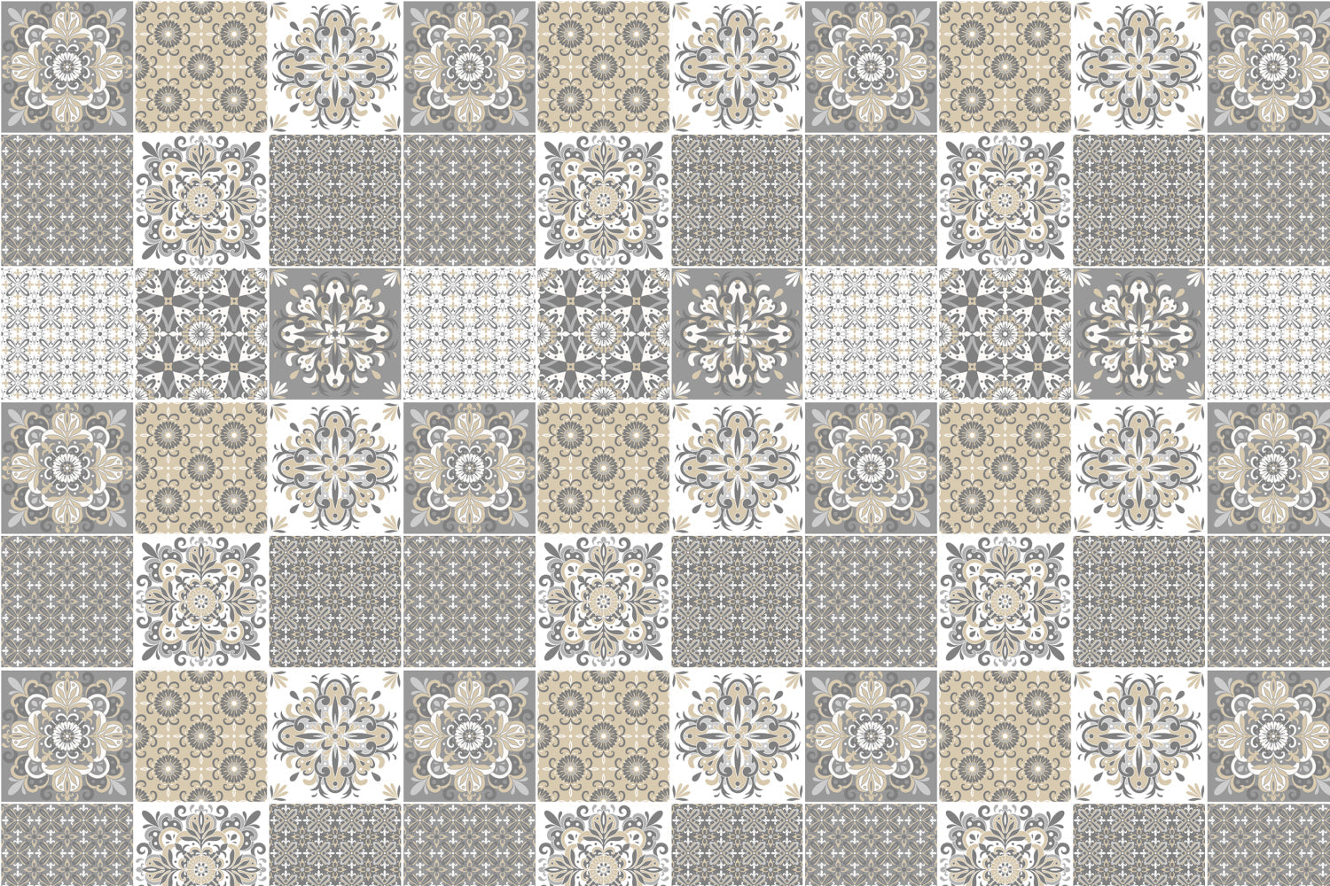 Toilettenrückwand Patchwork