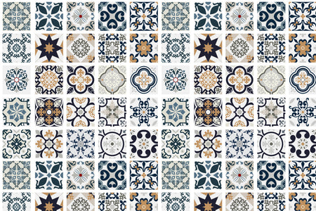 Toilettenrückwand Patchwork
