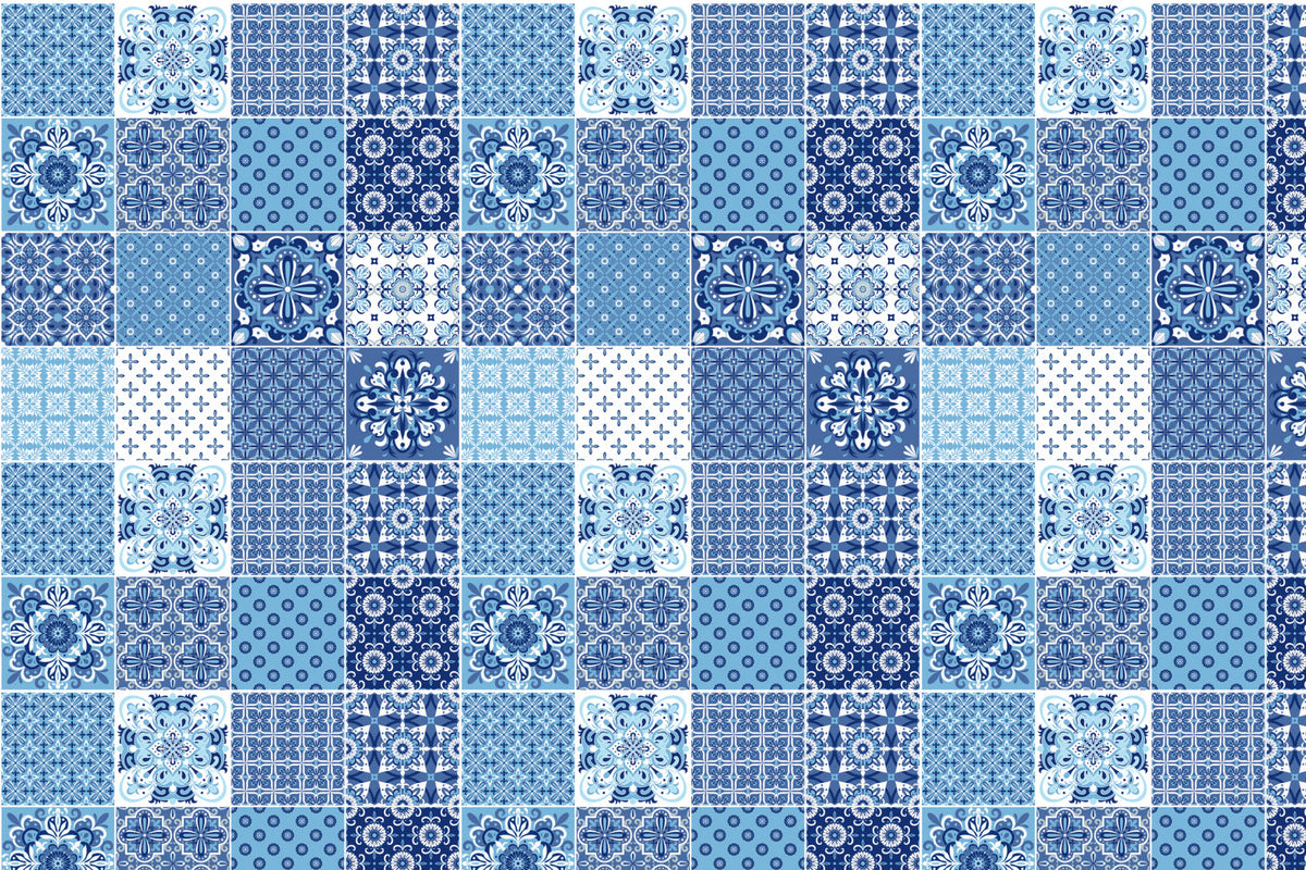 Toilettenrückwand Patchwork