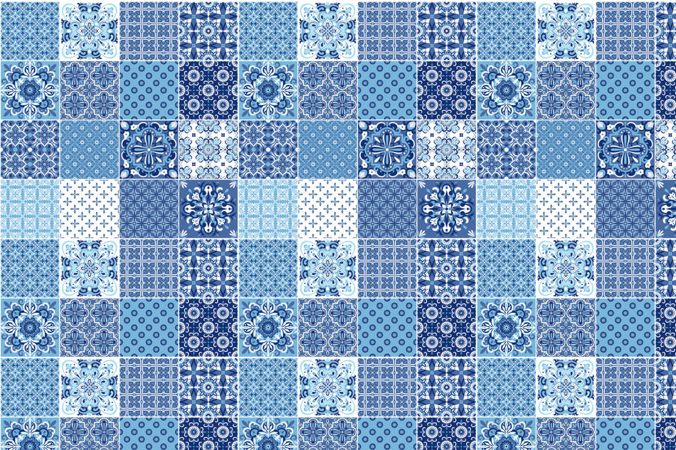 Toilettenrückwand Patchwork