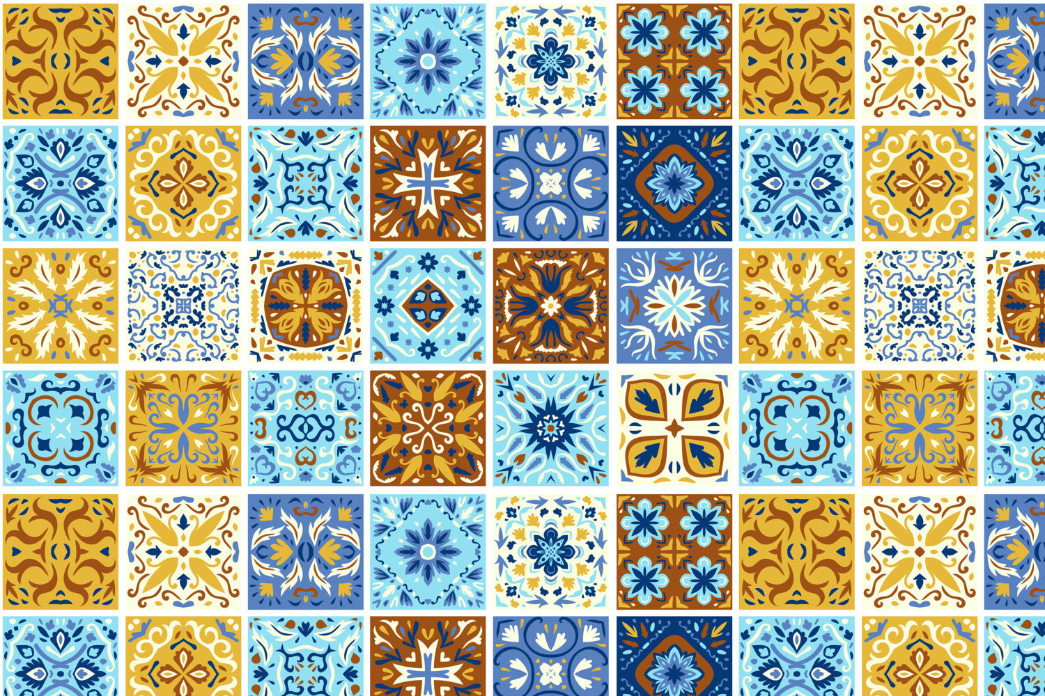 Toilettenrückwand Patchwork