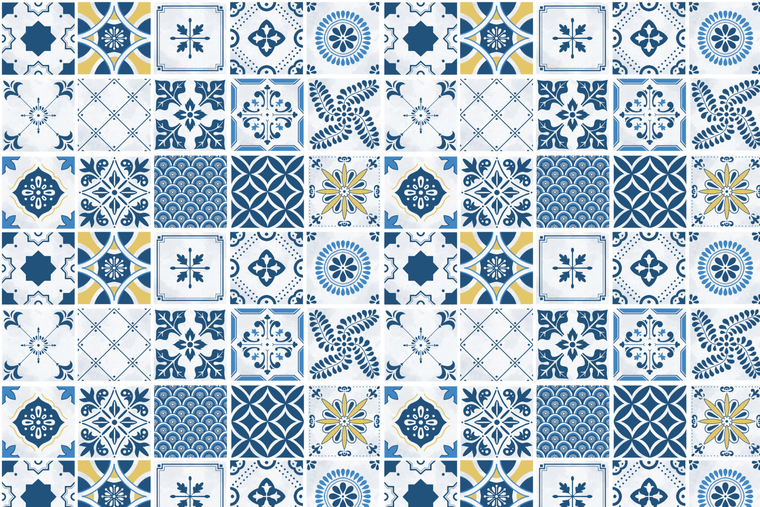 Toilettenrückwand Patchwork