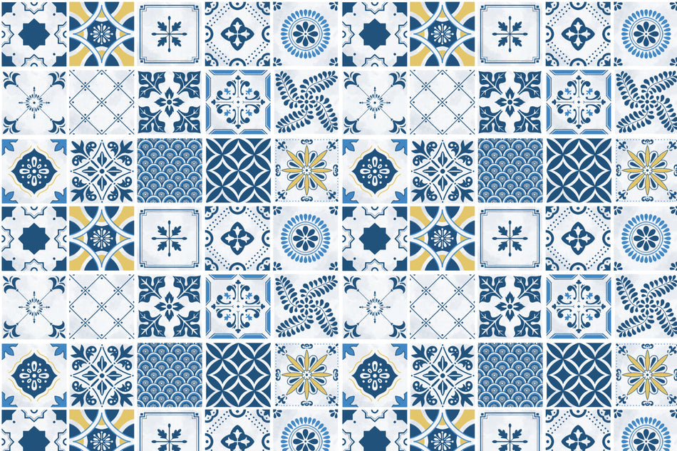 Toilettenrückwand Patchwork