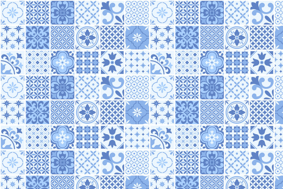 Toilettenrückwand Patchwork