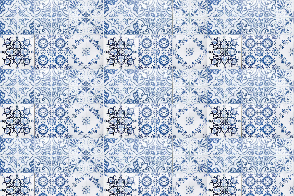 Toilettenrückwand Patchwork