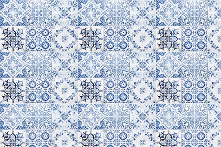 Toilettenrückwand Patchwork
