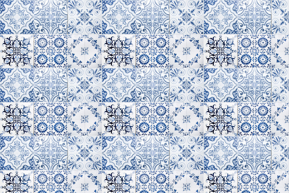 Toilettenrückwand Patchwork