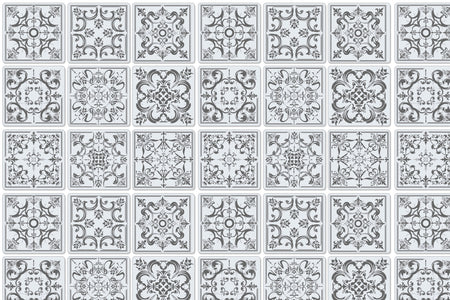 Toilettenrückwand Patchwork