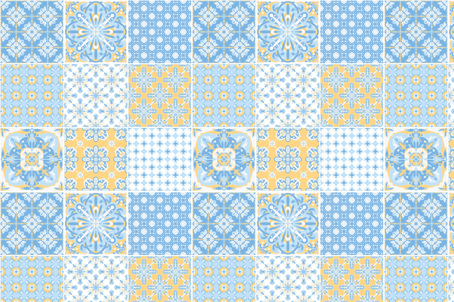 Toilettenrückwand Patchwork