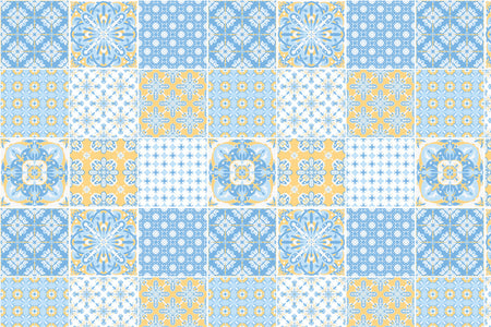 Toilettenrückwand Patchwork