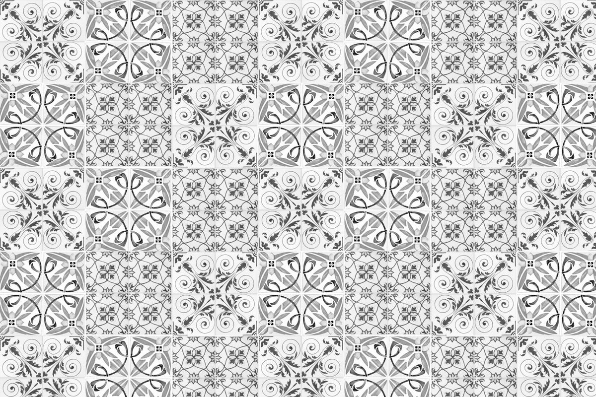 Toilettenrückwand Patchwork